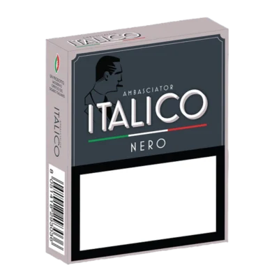 L'Ambasciator Italico Nero è un sigaro italiano aromatizzato prodotto dal Moderno Opificio del Sigaro Italiano (MOSI). Realizzato con una fascia di Kentucky nordamericano stagionato e un ripieno di tabacchi Kentucky italiani selezionati, questo ammezzato viene arricchito con estratti naturali di radice di liquirizia. Offre una fumata fresca, pulita ed equilibrata, in cui le note tipiche e legnose del Kentucky si sposano perfettamente con l'aroma dolce e balsamico della liquirizia.